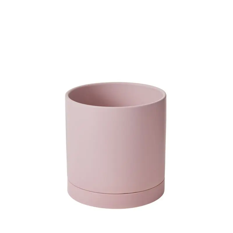 Romey Pot with Saucer 8"x 8" Lilac