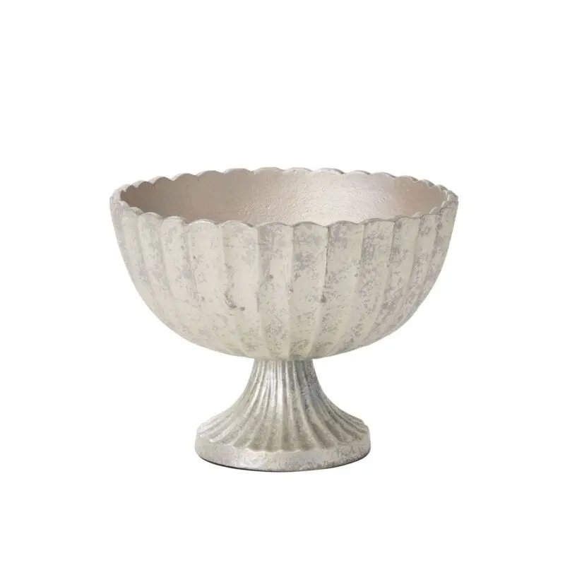 Scallop Compote 8.5"x 6.25" Silver