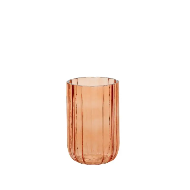 Tanger Vase 4"x 6" Orange