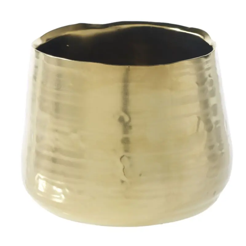 Tegan Pot 7.25"x 5.5" Gold