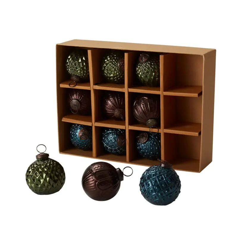 Angelica Ornament Set of 12 - 3" x 3.75"