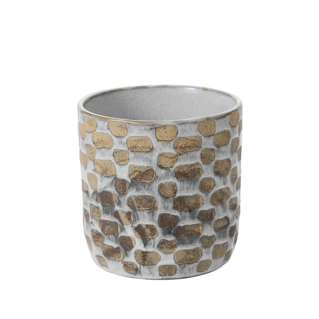 Anselm Pot 6.25"x 6.5" blue