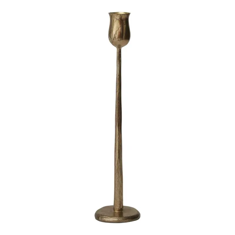 Auric Candlestick 2.5"x 11.5" gold