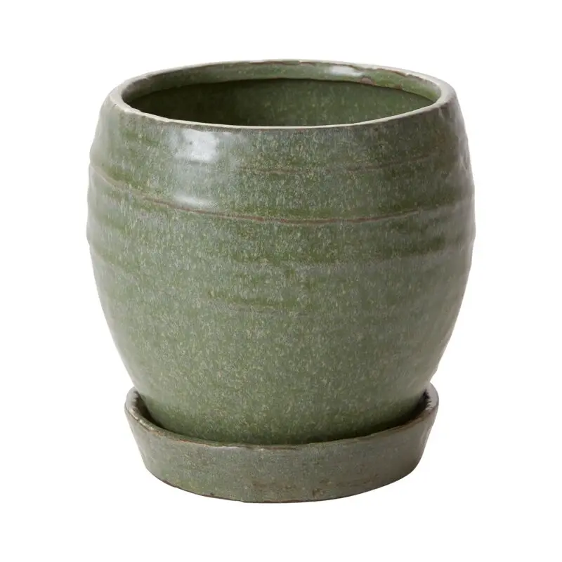 Bradford Pot with Saucer 5.5"x 5.5"