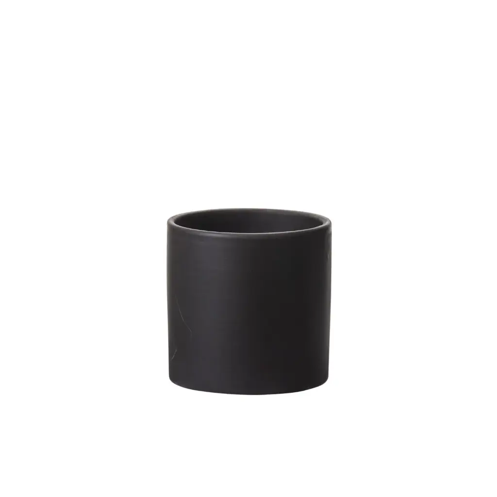 Cercle Pot 4.25"x 4.25" Matte-Black