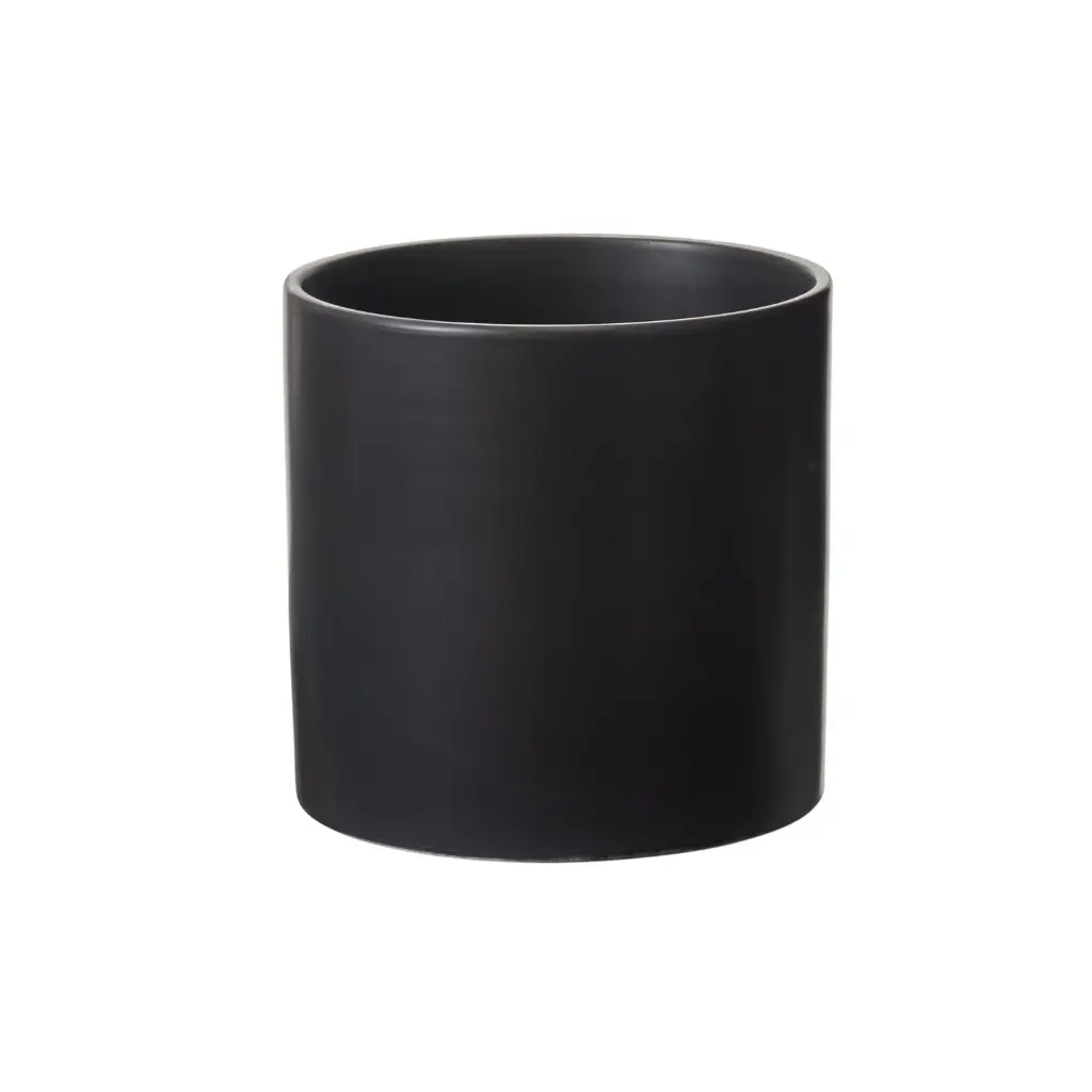 Cercle Pot 6.5"x 6.25" Matte-Black