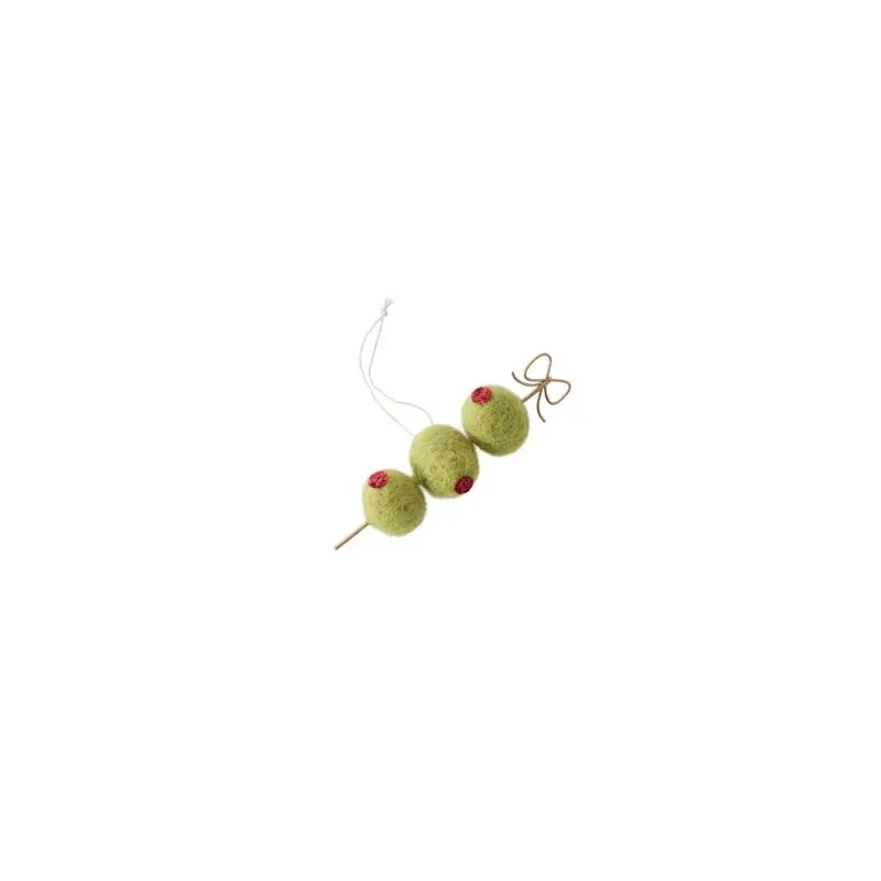 Cocktail Olives Ornament 5.5"x 1.75"x 1"