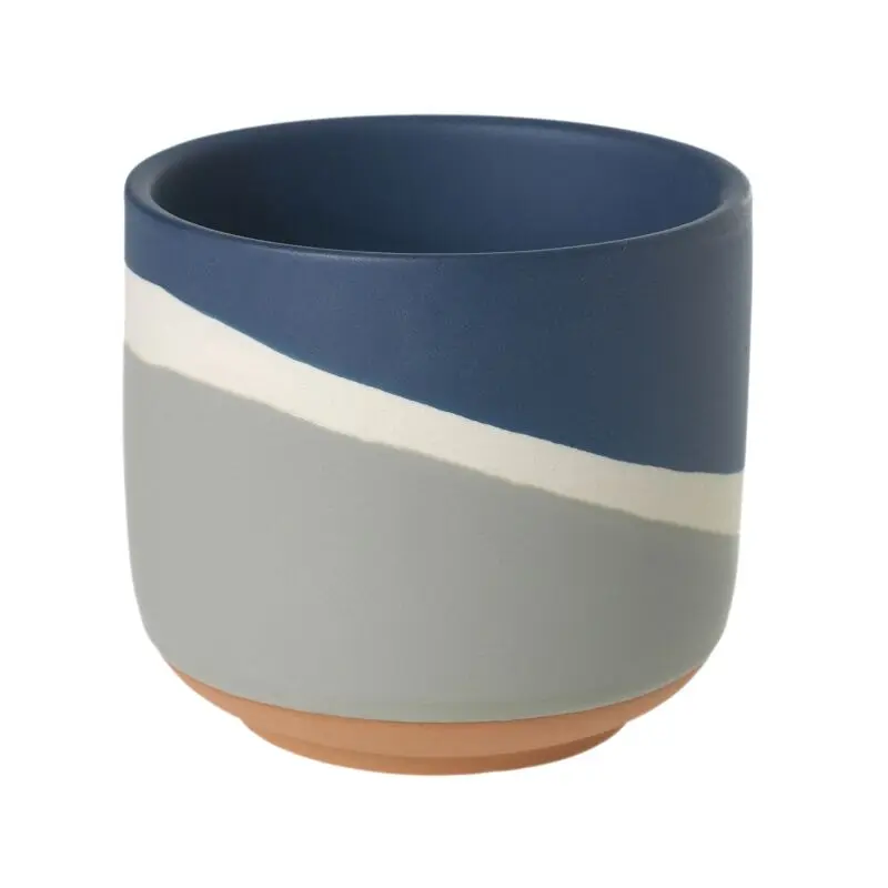Colorway Pot 4"x 3.5" Dark-Blue
