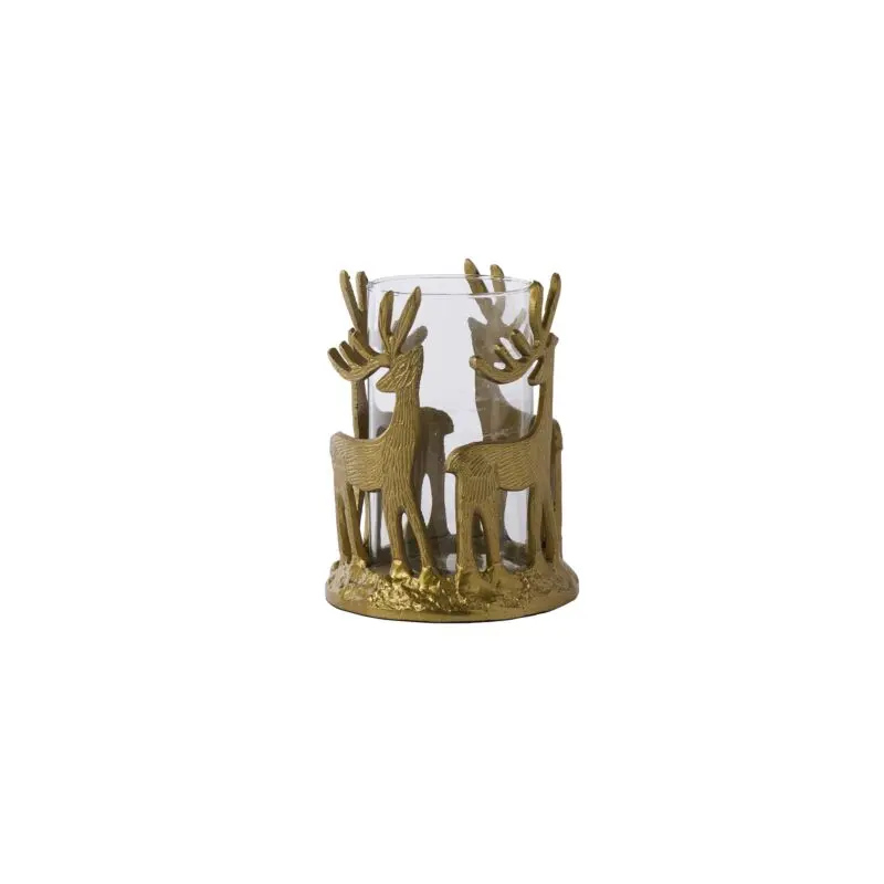 Deer Dance Votive 6"x 7.75"