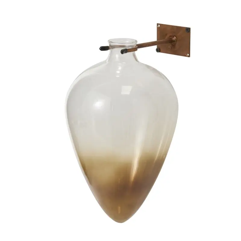 Envision Wall Mount Vase 7.5"x 12.25" Brown