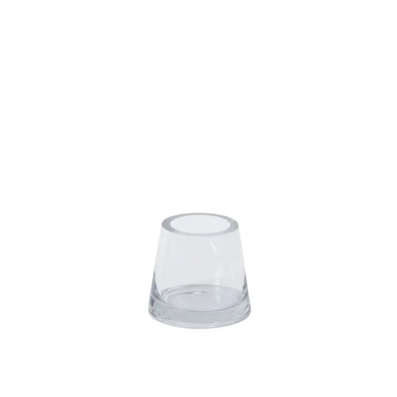 Fat Pyramid Vase 4.5"x 4"