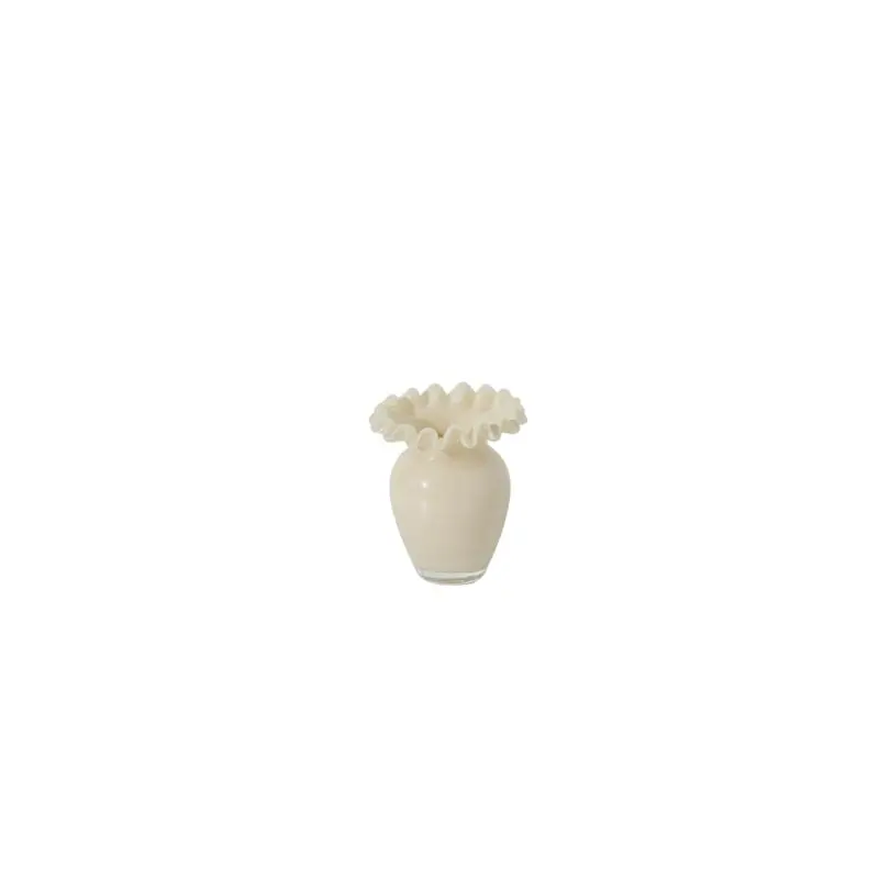 Flounce Vase 3.75"x 4"