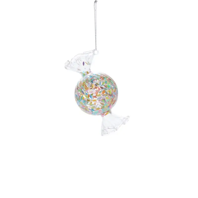 Glass Candy ornament 2"x 3.75"