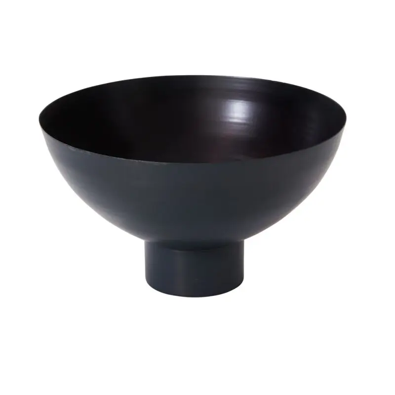 Harlow Footed Bowl 13"x 7.5" Dark-Grey