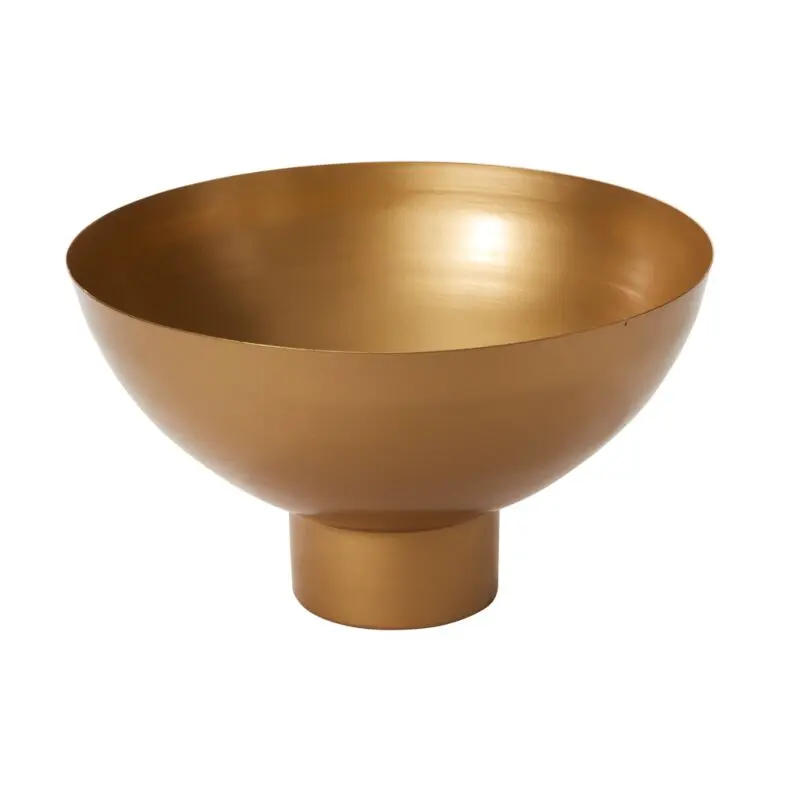 Harlow Footed Bowl 13"x 7.5" Gold