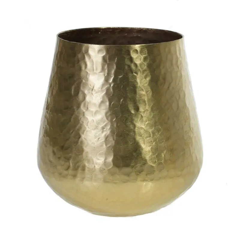 Hux Pot 6"x 6.5" Gold