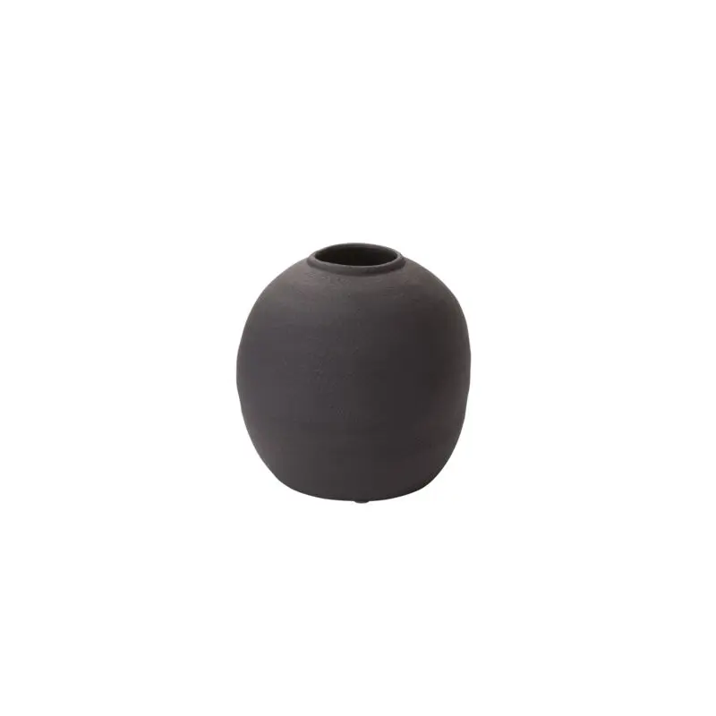 Konos Vase 11.5"x 10.75" Black