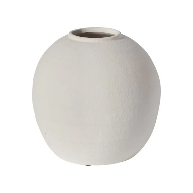 Konos Vase 11.5"x 10.75" White