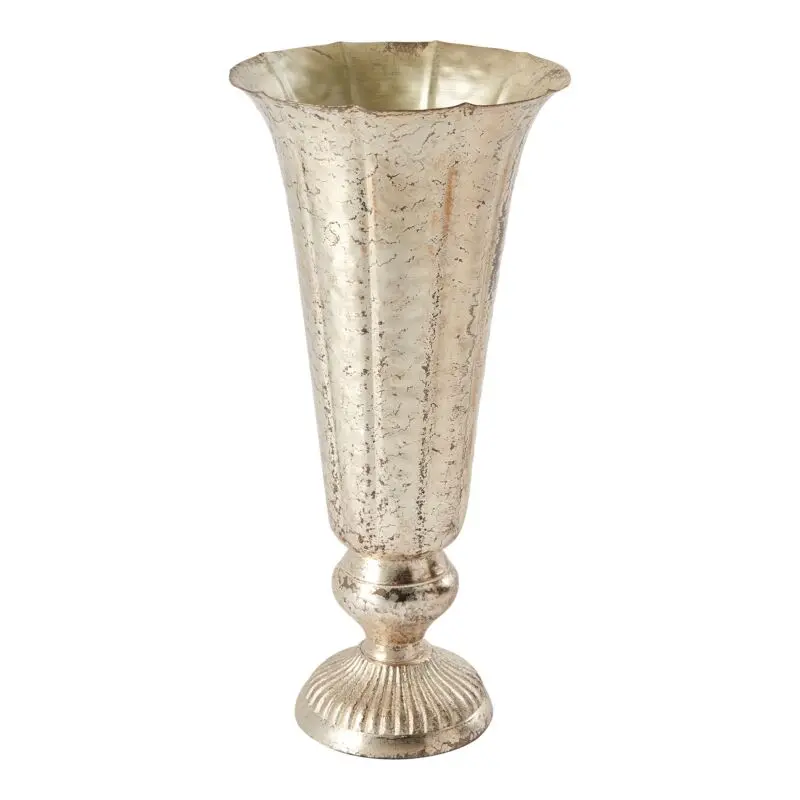Lita Vase 6.5"x 14" Champagne
