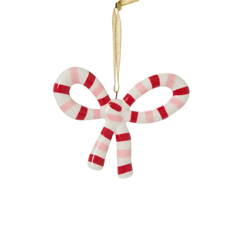 Luella Bow Ornament 4.5"x 0.5"x 3.5"