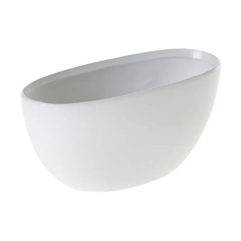 Metta Boat 8.75"x 3.75"x 4" White