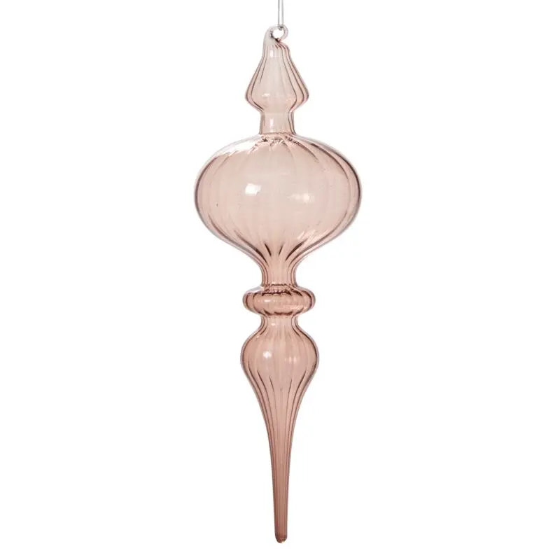 Nicolette Ornament 3.25"x 9.5" Smoke