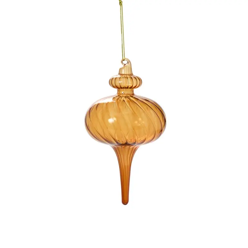 Nicolette Ornament 3.5"x 6.25" Amber