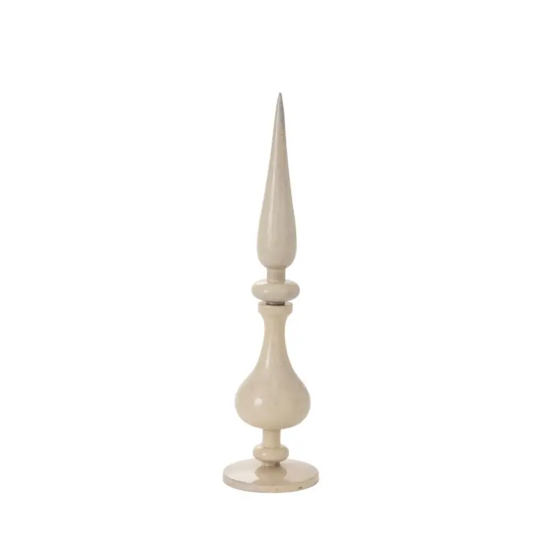 Nottingham Finial 4.75"x 19" Off-White