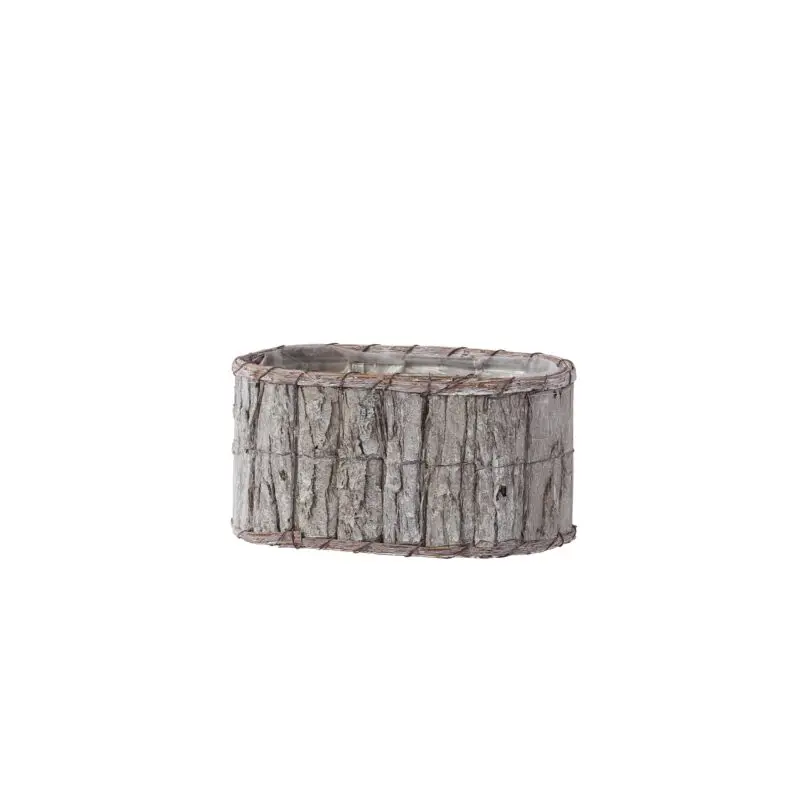 Oval Bark Basket 10"x 5.25"x 5"