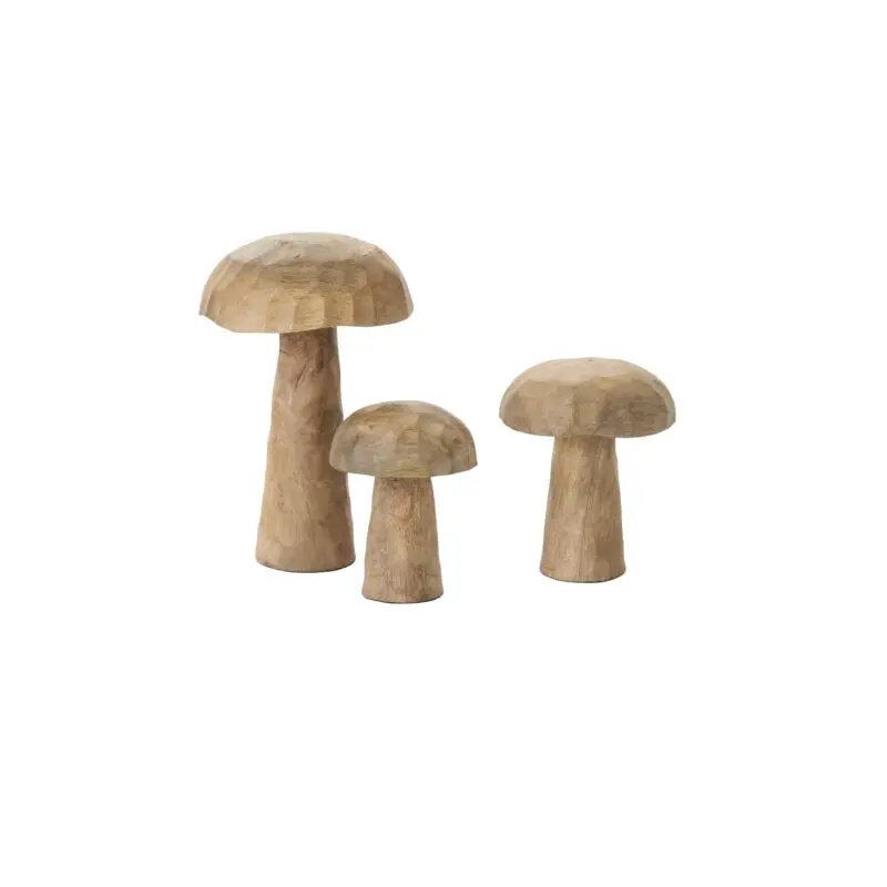 Porcini Mushroom Set of 3 - 3"/4"/5"