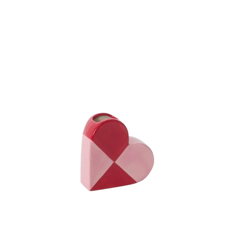 Queen of Hearts Budvase 5.5"x 2"x 5.5"
