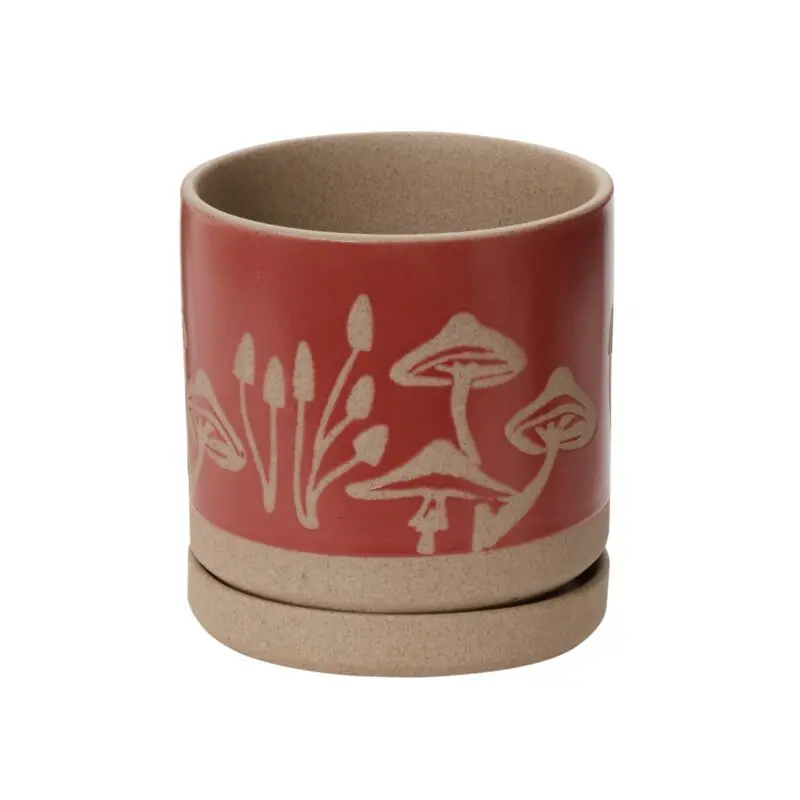 Scavenger Pot with Saucer 5"x 5.5"