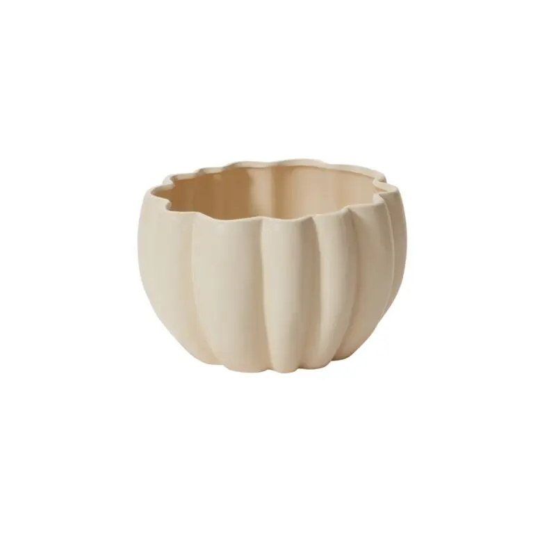 Spiced Pumpkin Pot 8.25"x 5" Off-White