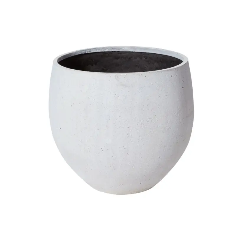 Syros Planter 25.5"x 22.75" white