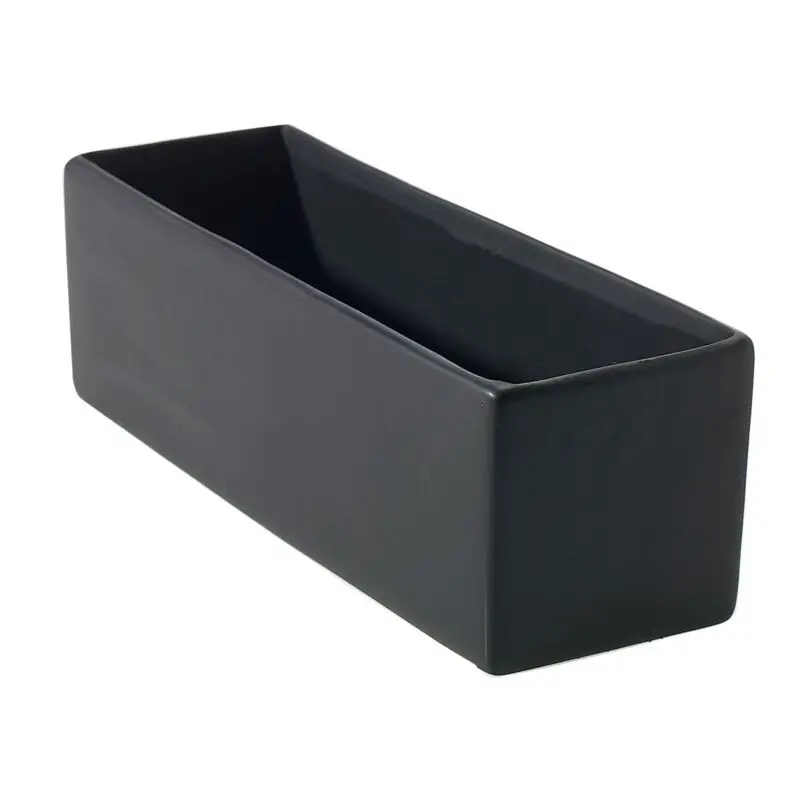 Urban Planter 12"x 4"x 4" Matte-Black
