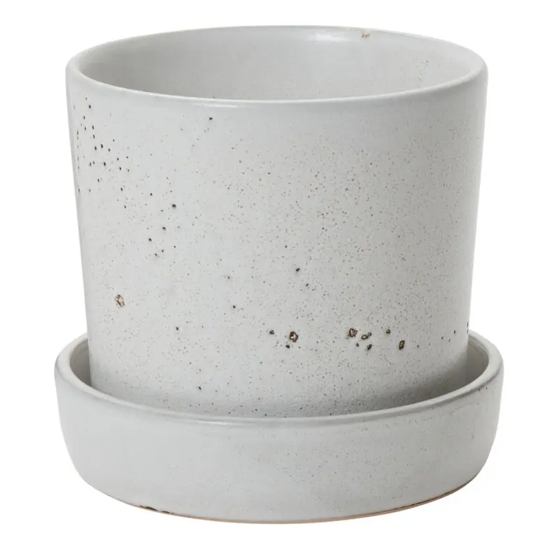 Watson Pot with Saucer  6.75"x 6.5"