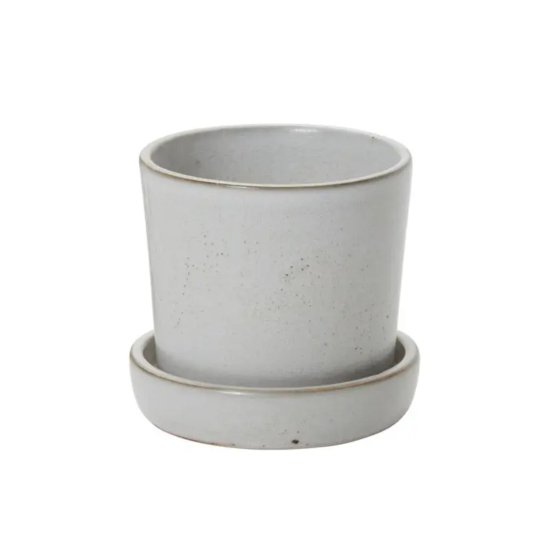 Watson Pot with Saucer 3.5"x 3.5"