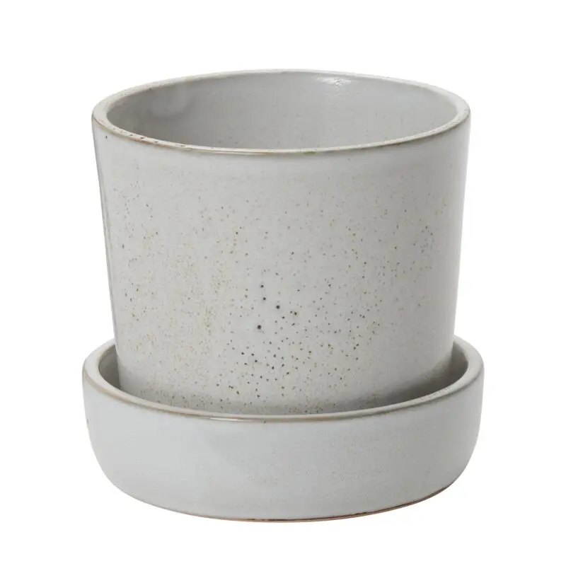 Watson Pot with Saucer 5.25"x 5"