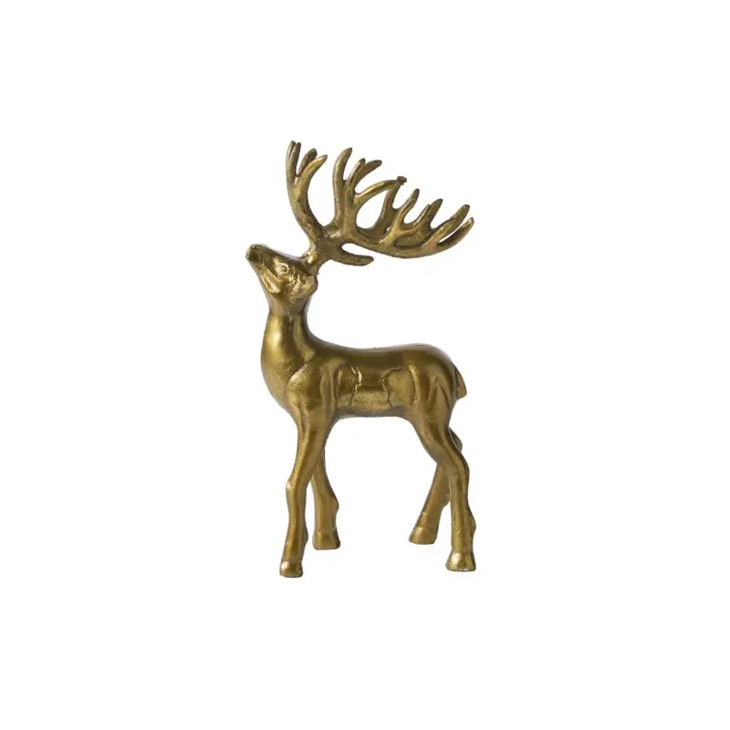 Winter Sleigh Deer 8"x 5"x 14"