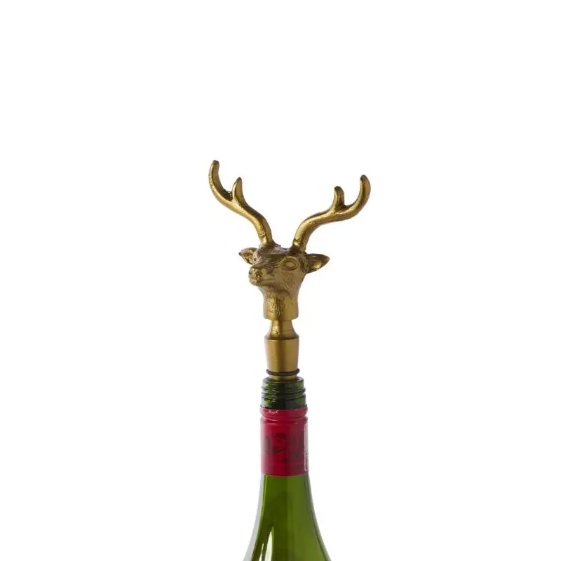 Winter Woods Bottle Stopper 4.25"x 2"x 7.25"