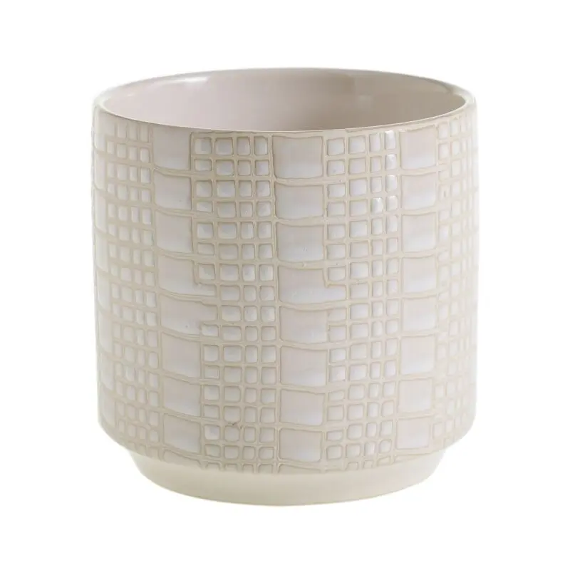 Zati Pot 4.75"x 4.75" Off-White
