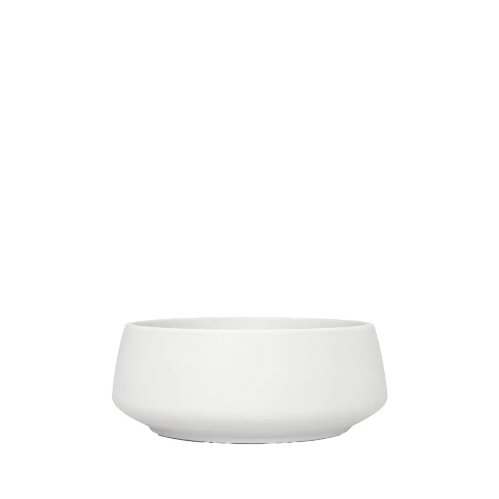 Odette bowl round matte white - 11.5x5.5"