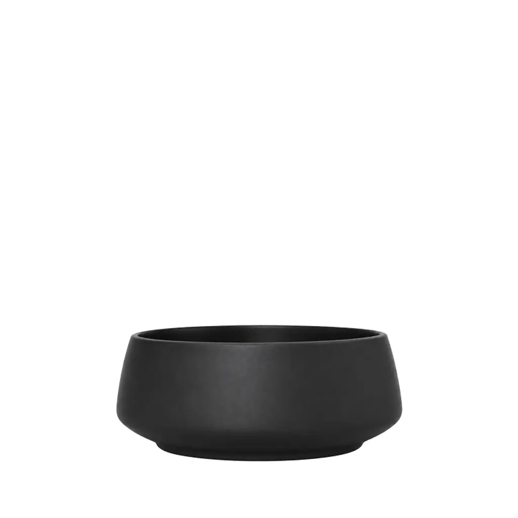 Odette bowl round matte black - 11.5x5.5"