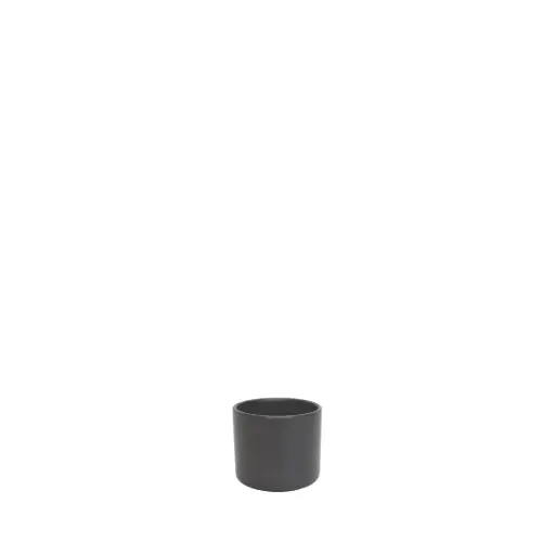 [50474] Atlas pot round matte black - 2.75x2.75"