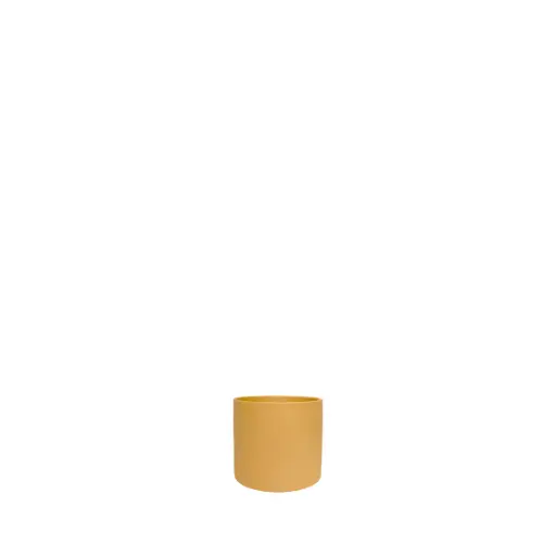[50472] Atlas pot round matte ochre - 2.75x2.75"