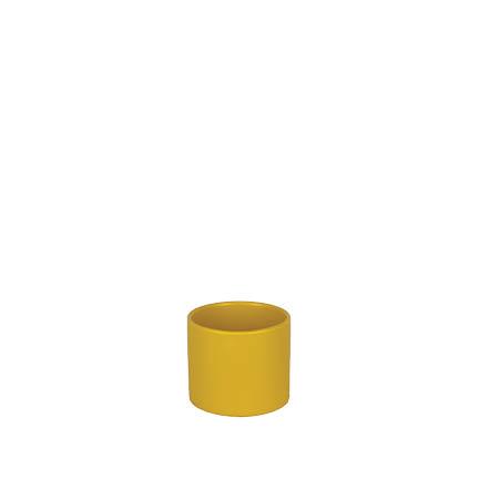 [50246] Atlas pot round matte Ochre - 4.75x4"