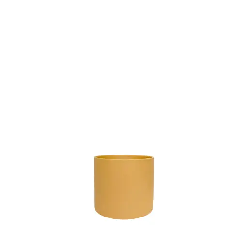 [50246] Atlas pot round matte ochre - 4.75x4"