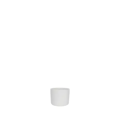 [50473] Atlas pot round matte white - 2.75x2.75"