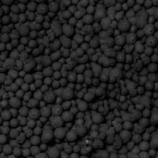 [21823] Clay Pebbles 8-12mm Black - 10 litre