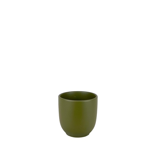 [56396] Lana pot round matte green - 4.75x4.25"